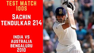 Sachin Tendulkar 214 vs Australia 2010 [upl. by Stacey]