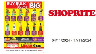 Shoprite specials ZA  04112024  17112024 [upl. by Nowad]