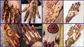 New stylish back hand mehndi design  easy mehndi design  mehndi ka design  mehndi design  mehndi [upl. by Leirea]