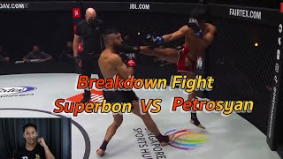 Breakdown Fight Petrosyan VS Superbon [upl. by Ojillib]