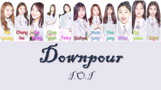 IOI 아이오아이  Downpour 소나기 HanRomEng Lyrics [upl. by Rutra]