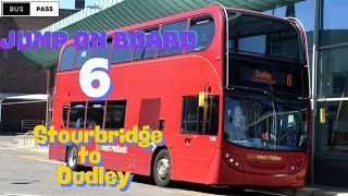 🚌🏞️ Route 6 from Stourbridge to Dudley  Scenic Midlands Bus Tour 🚍 [upl. by Voltmer120]