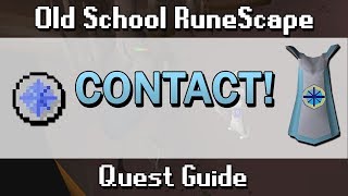 OSRS Contact Quest Guide [upl. by Aimit794]