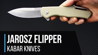 KaBar Jarosz Titanium Frame Lock Flipper Overview [upl. by Sharai198]