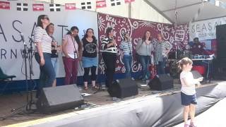 Falmouth Sea Shanty Festival 2016 She Shanties [upl. by Lliw461]