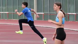 High Jump Boys U14 1st Place Marcel Trkman 153 cm 3 rd Place Bor Hajnšek 147 cm PB Tolmin 2024 [upl. by Deppy130]