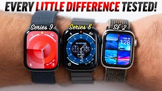 Apple Watch Series 9 vs 8 vs SE 2  ULTIMATE Comparison [upl. by Collie]