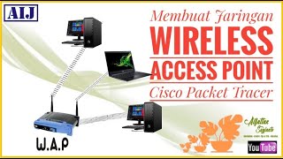 Konfigurasi Wireless Access Point WAP di Cisco Packet Tracer [upl. by Ellebyam]