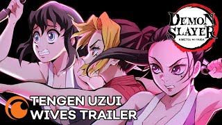 Demon Slayer Kimetsu no Yaiba Entertainment District Arc  TENGEN UZUI WIVES TRAILER [upl. by O'Toole]