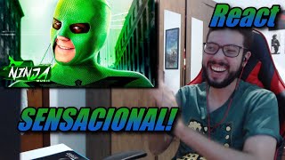 React  Análise Eu Não Sei Voar  Libélula SuperHerói O Filme  Ninja [upl. by Ainirtac150]