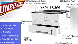 PATUM PRINTER UNBOXING BEST PRINTER IN SHOP HOME AND OFFICE USE P3302DW BEST MODEL 2022 SUN LIGHT [upl. by Adnalram]