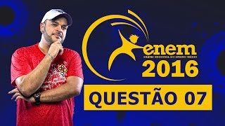 ÁCIDOS NUCLEICOS NO ENEM 2016  questão 07 [upl. by Buffum474]