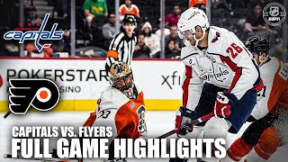 Washington Capitals vs Philadelphia Flyers  Full Game Highlights  ESPN NHL [upl. by Duffie]