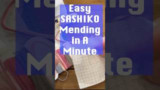 Finishing Your Sashiko Project in Minutes [upl. by Leuname]