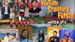 YouTube Creators Futsal Match  Sisan baniya Vek Susant kc 2B gamer John chamling rai Sujan… [upl. by Retrak]