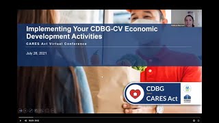 CARES Cares Act Implementing Your CDBGCV Economic Development Activities [upl. by Anifad625]