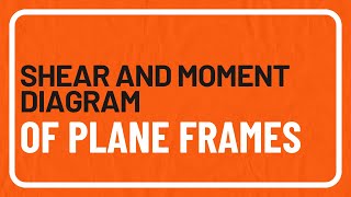 Strength of Materials Shear amp Moment Diagram of Plane Frames [upl. by Eulaliah196]