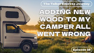 CUTTING NEW WOOD ALL WENT WRONG  The Talbot Express [upl. by Salomi220]