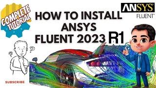 Install Ansys fluent Student version 2023 R1 Complete step by step guide [upl. by Siuqram197]