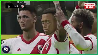 RIVER PLATE VEM PARA DERRUBAR A INVENCIBILIDADE DO ATLETICO MG  PES 2021 NOÇÃO GAMEPLAY [upl. by Viviane]