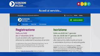 Iscrizioni online 201920  01 Come registrarsi [upl. by Arianie]