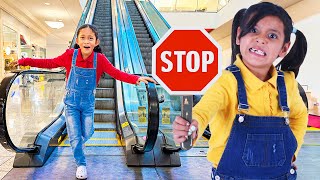 Andrea amp Ellie’s Big Mall Adventure Learn Mall Safety Rules amp Lessons for Kids [upl. by Benildas496]