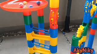 BUILDING MARBLE RUN RACE AN [upl. by Tisha]