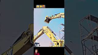 Amazing excavator jcb crane automobile civilservicemotivation [upl. by Alika]