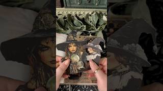 Relaxing witchy journal with me🔮 halloween witchy arttherapy scrapbooking asmr journaling [upl. by Alliuqaj954]