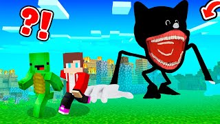 Why CARTOON CAT TAPES attacked SECURITY HOUSE by JJ and Mikey in minecraft [upl. by Khan]