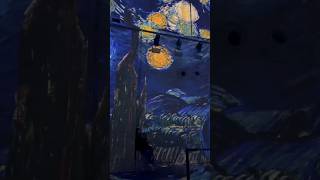 NOITE ESTRELADA  VAN GOGH arte artista vangogh historiadaarte [upl. by Evaleen]