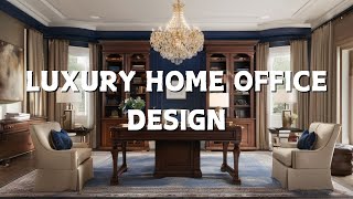 LUXURY HOME OFFICE DESIGN✅ [upl. by Halludba334]