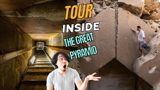 Full TOUR Inside Great Pyramid  Dentro la grande piramide [upl. by Edin]