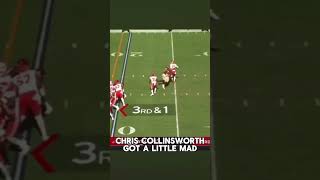 Chris Collinsworth got a bit mad💀 viral nfl [upl. by Neladgam785]