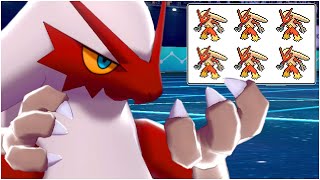 FULL BLAZIKEN TEAM VS Troll Team Best Blaziken Movesets  Shiny Blaziken Speed Boost Ability [upl. by Lledrac]