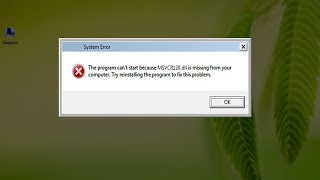 How to Fix MSVCR120dll Missing Error [upl. by Alistair]