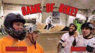 BRAKES vs BRAKELESS GAME OF BIKE [upl. by Raji783]