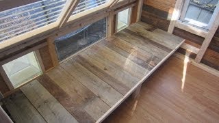 100 DIY SelfClosing Door in a Tree House for a Cabin Shed Playhouse [upl. by Veronika]