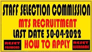 SSC Recruitment Multi Tasking Staff  Set by Set Registration [upl. by Lise]