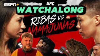 RIBAS VS NAMAJUNAS FIGHT COMPANION [upl. by Ceevah]