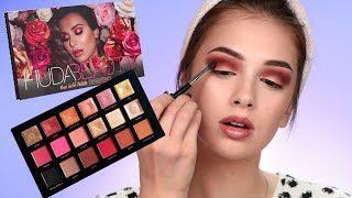 HUDA Beauty REMASTERED Rose Gold Palette First Impression [upl. by Carline]