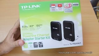 TPLINK Powerline Networking TLPA201KIT unboxing [upl. by Arednaxela836]