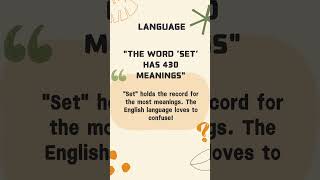 The Word ‘Set’ Has 430 Meanings [upl. by Ethelind]