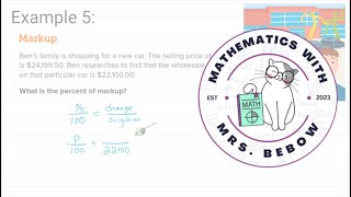 Tips amp Markups Percent Problems Part 2 [upl. by Redvers]