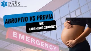 Placenta Previa vs Abruptio Placenta  for EMTs and Paramedics [upl. by Adnama]