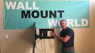 Wall Mount World Video of the WMW2752 showing mounts functions and features [upl. by Yardna]