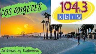 KBIG 1043s Night Time Hours  Los Angeles CA  August 20th 1992 Part 1 [upl. by Hillman394]