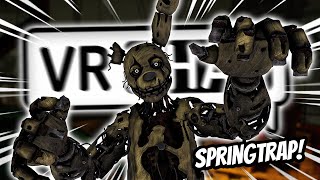 SPRINGTRAP ALWAYS COMES BACK TO VRCHAT  Funny VR Moments Five Nights At Freddys Movie [upl. by Dolli]