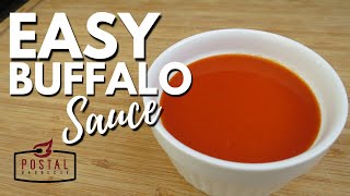 Easy Buffalo Sauce Recipe  How to make Buffalo Wing Sauce for Chicken [upl. by Atlee186]