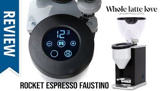 Review Rocket Espresso Faustino Coffee Grinders [upl. by Novick]